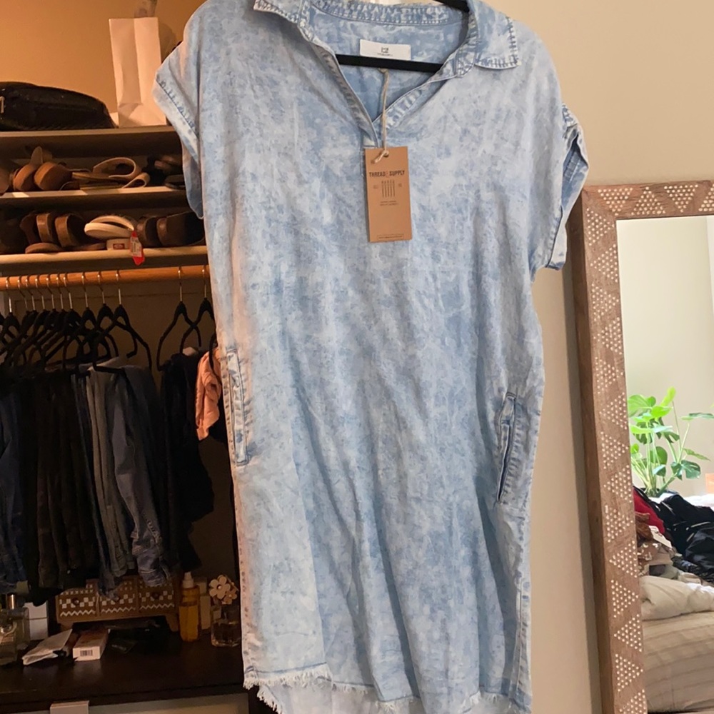 Lightweight denim dress